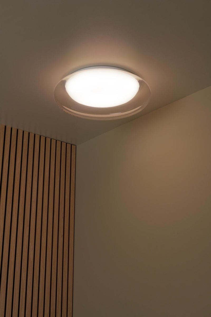 Lucide SKETES - Zapustené stropné svietidlo - Ø 45,7 cm - LED Rozm. - 1x24W 2700K/4000K - Transparent